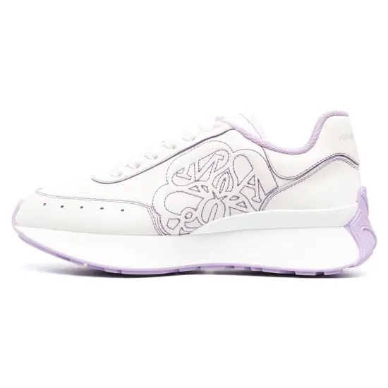Alexander McQueen Sprint Runner White Lilac Women's