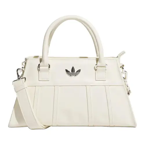 Adidas Originals Trefoil Polyurethane Hourglass Bag, Fishbone Bag, Handbag, Shoulder Bag, Crossbody Bag Regular Women's