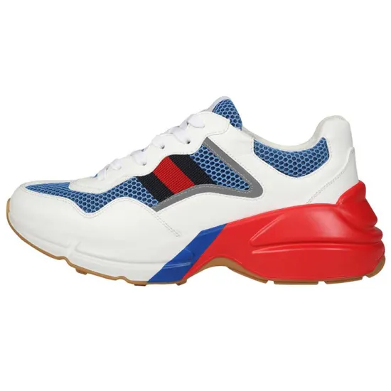 GUCCI Rhyton 'White Blue Red Reflective'