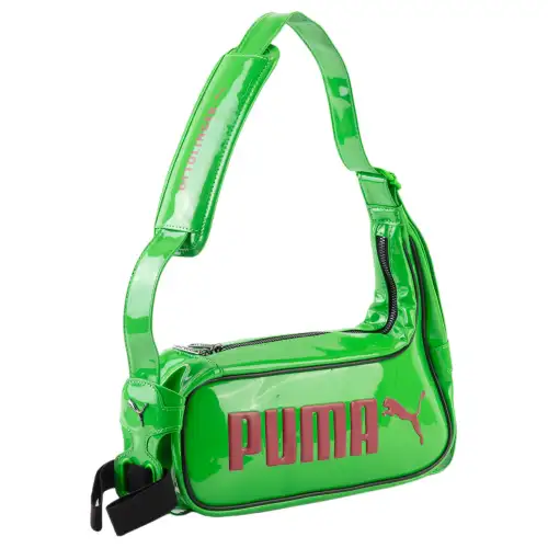 PUMA OTTOLINGER Collaboration Artificial Leather Handbag, Shoulder Bag Regular Women's PUMA Green