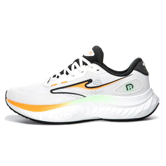 Erke Cushioning Wear-Resistant Low-Top Running Shoes Men's White Black