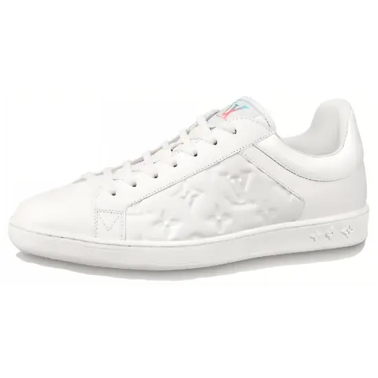 LOUIS VUITTON Luxembourg Sneakers 'White Monogram With Colorful Logo'