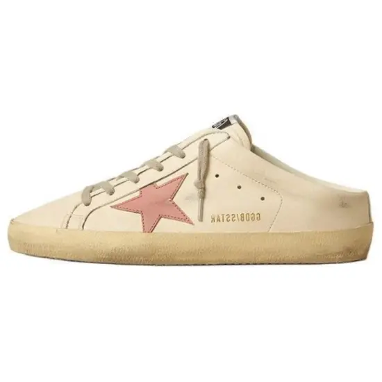 Golden Goose Super Star Sabot Wrap toe Slippers Women's White