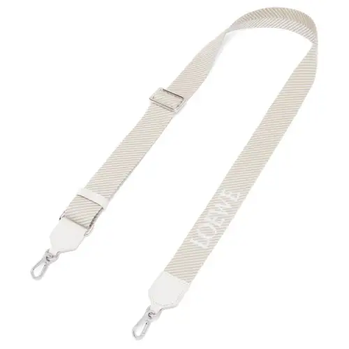 LOEWE Wool With Calfskin Bag Straps Women's Maris Sal Natural