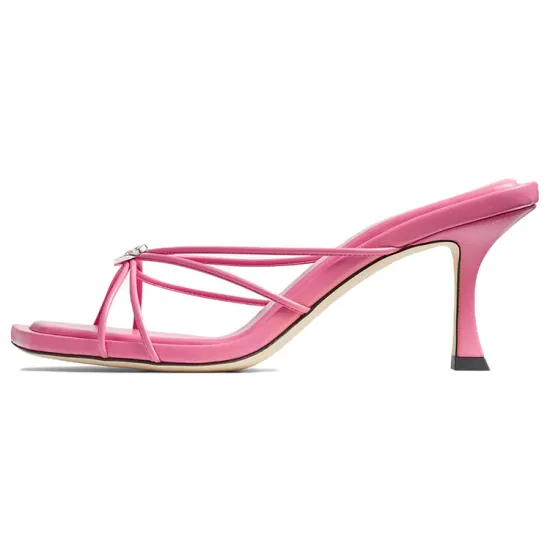 Jimmy Choo Indiya Slide Slippers Women's Pink
