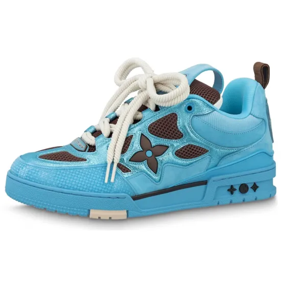 LOUIS VUITTON Skate Sneakers 'Blue Brown'