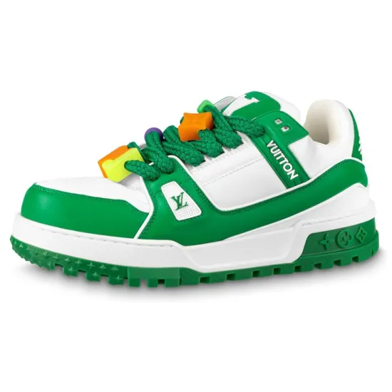 LOUIS VUITTON Lv Trainer Maxi Sneakers 'Green'