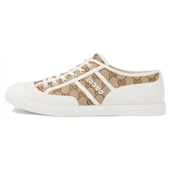 GUCCI Monogrammed Low Top Sneakers