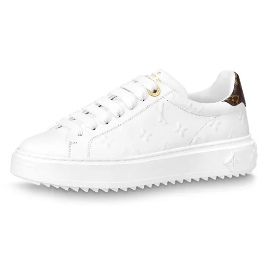 LOUIS VUITTON Time Out Sneakers 'White Monogram' Women's