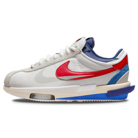 Nike Zoom Cortez Sp Sacai White University Red Blue