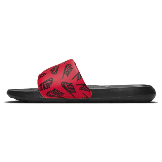 Nike Victori One Slide Red Logo Print
