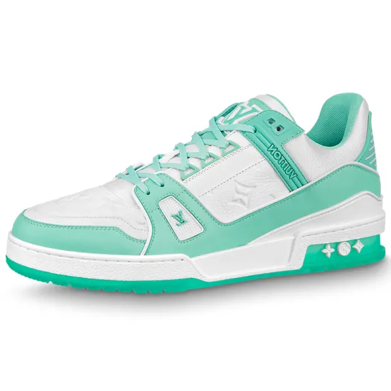 LOUIS VUITTON LV Trainer Green White