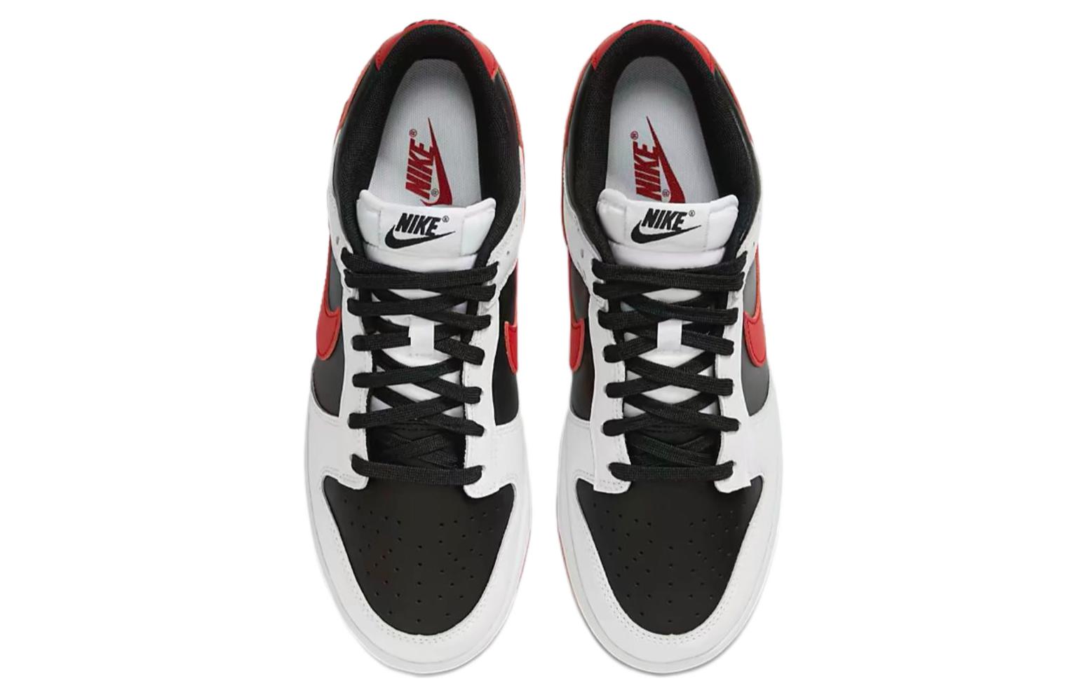 Nike Dunk Low White Black Red - FD9762-061 Size 10 Size 9 - Nike Dunk Low Retro White Black University Red  main image 2