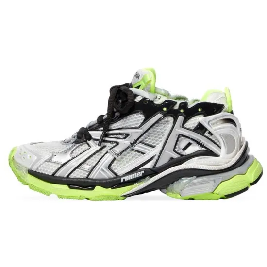 Balenciaga Runner White Neon Yellow