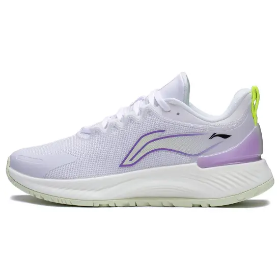 LiNing YueYing Element Cushioning Anti-Slip And Wear-Resistant Rebound Low-Top Running Shoes Women's Purple