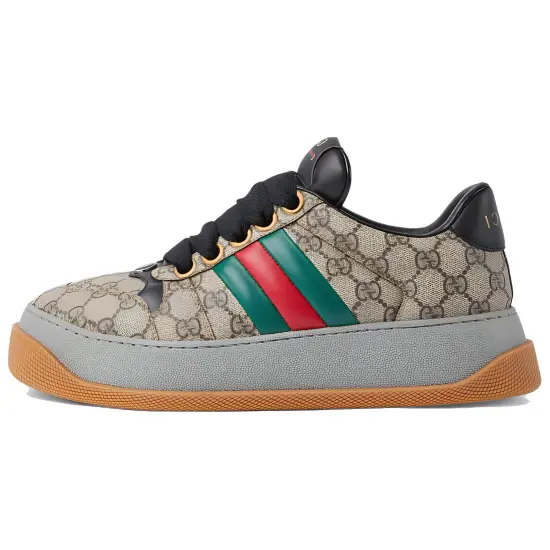 GUCCI Screener Sneaker 'GG Monogram - Beige Ebony'