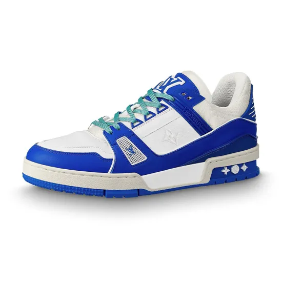 LOUIS VUITTON Trainer Sneakers 'White Blue'