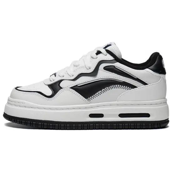 LINING Future C1 Skateboard Shoes Women's Low-Top White Black