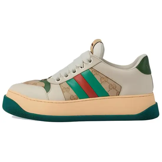 GUCCI Screener 'GG Motif - Beige Green'