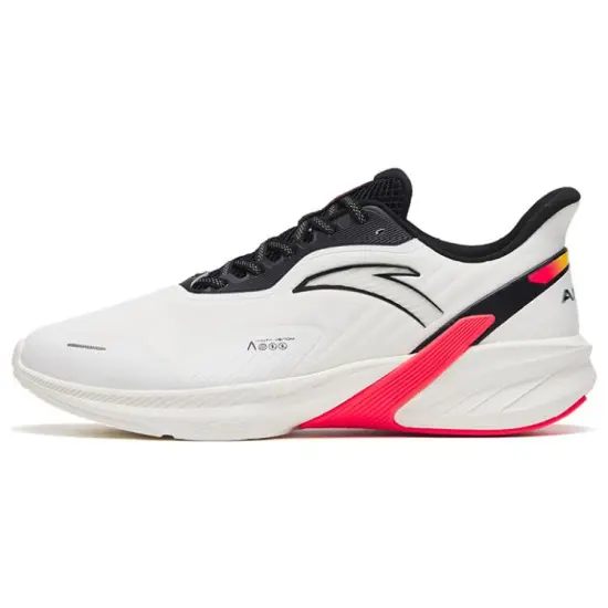 ANTA DuCi4 Running Shoes Men Low-Top White Black Red