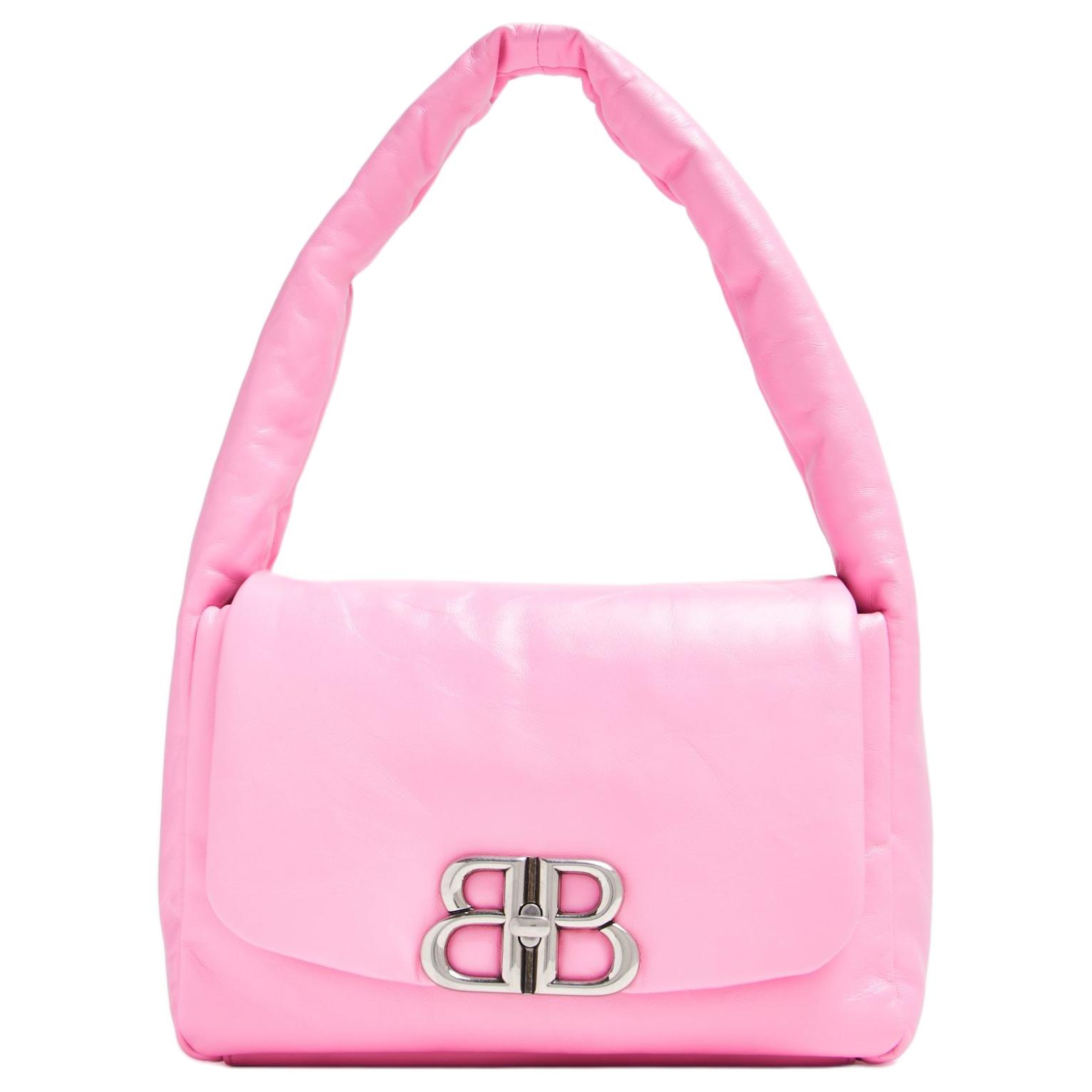 Женская сумка Balenciaga Monaco (розовая)