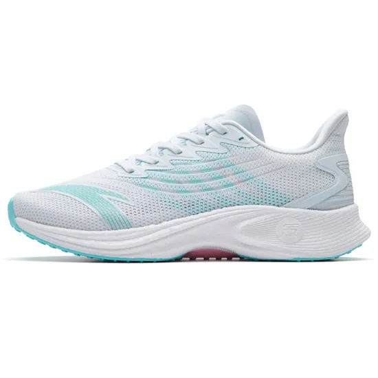 ANTA MACH 2.0 Running Shoes Men Low-Top Pure White/Clearwater Blue