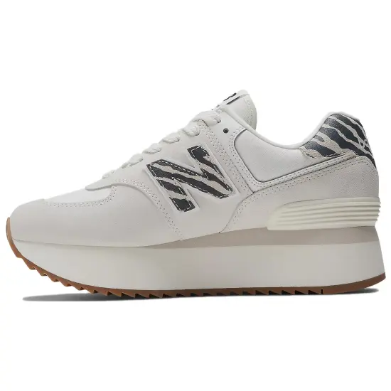 New Balance 574 Plus Sea Salt Animal Print Women's