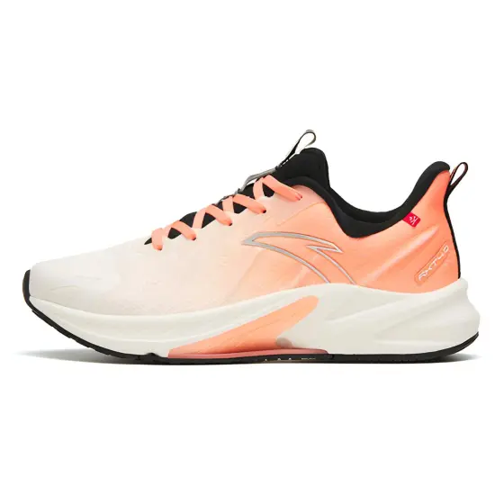 ANTA Rocket 4.0 Running Shoes Women's Low-Top Ivory White/Rock Orange/Black