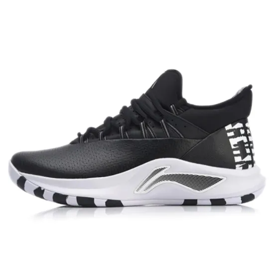 LINING Speed 5 Basketball Shoes Men Low-Top Black
