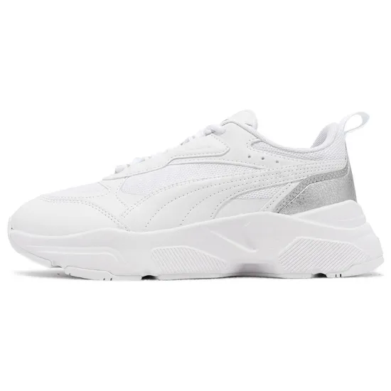 PUMA Cassia 'Distressed   White Silver' Women's