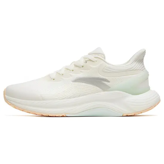 ANTA Gen 3.0 Running Shoes Women's Low-Top Ivory White/Oxygen Green