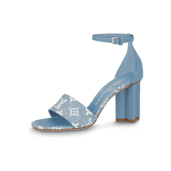 LOUIS VUITTON Silhouette One-Strap Sandals Women's
