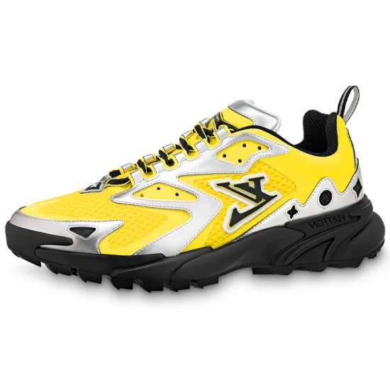LOUIS VUITTON Lv Runner Tatic Sneakers 'Yellow Silver'
