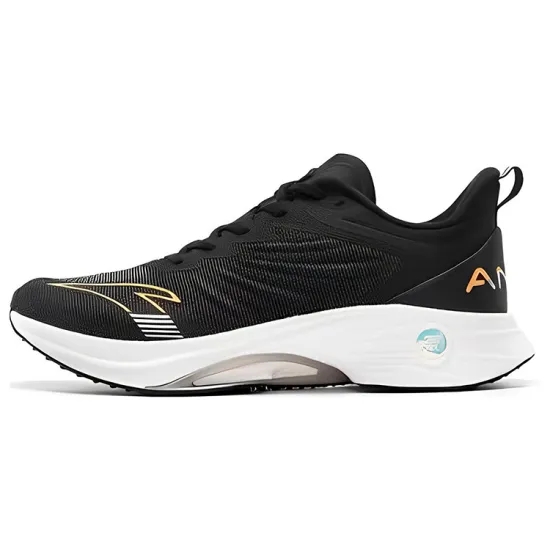 ANTA MACH 3.0 Running Shoes Men Low-Top Black Yellow