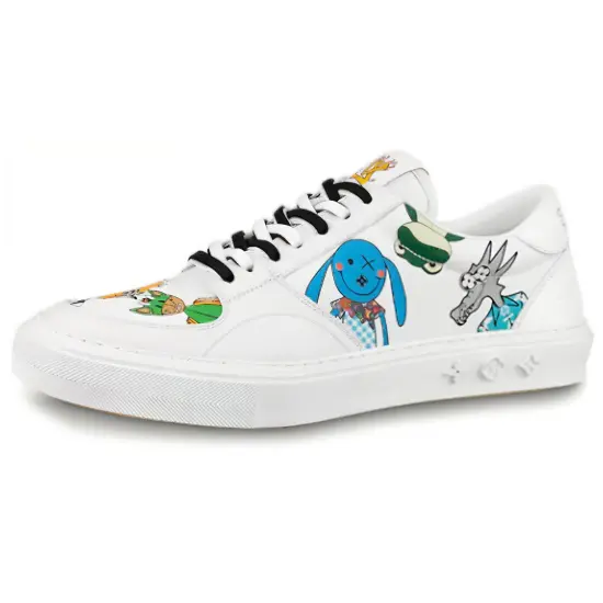 LOUIS VUITTON Ollie Sneakers 'White With Drawings'