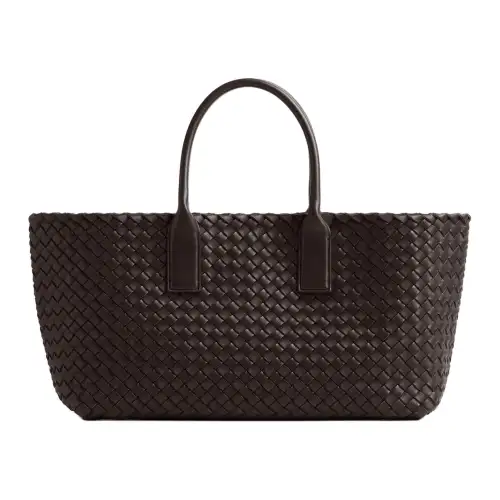 Bottega Veneta Lambskin Tote Bag, Shopping Bag, Handbag Small Women's Gummy