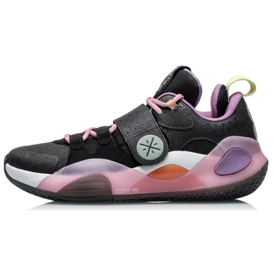 LiNing All City8 All City 8 Cushioning Anti Slip And Wear Resistant Low Top Basketball Shoes Black