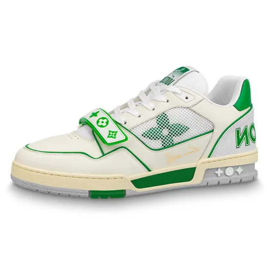 LOUIS VUITTON Lv Trainers 'Green Mesh'
