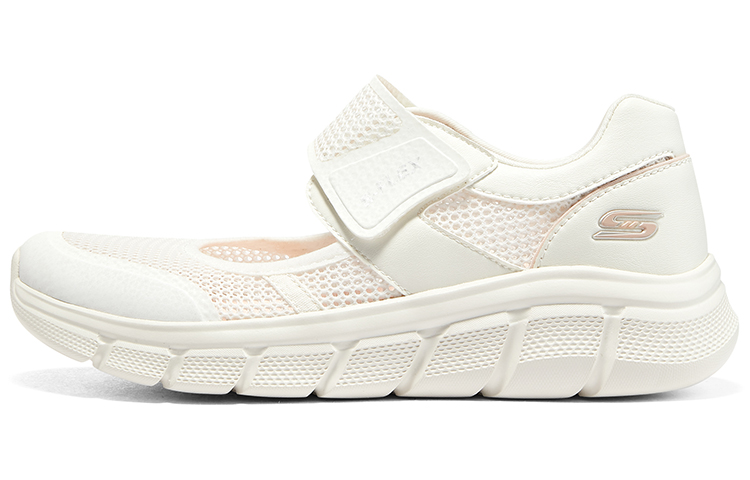 Skechers BOBS B FLEX Mesh, Textile Low top Casual Shoes Women's Pink White