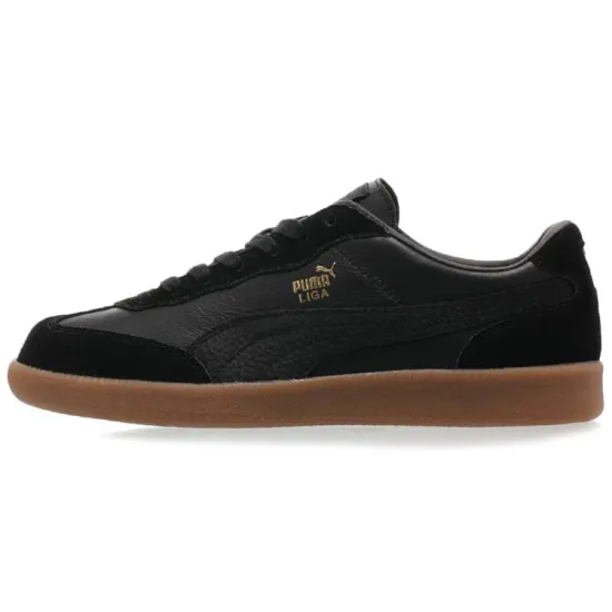 Puma Liga Skateboarding Shoes Unisex Low-top Black