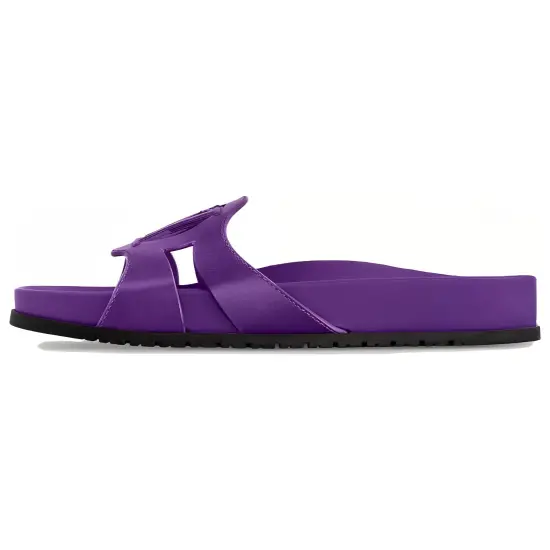 LOUIS VUITTON Isola Slide Slippers Women's Purple