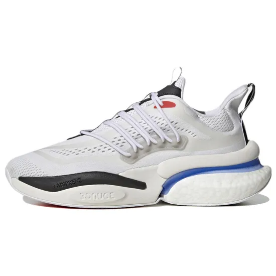 Adidas AlphaBoost V1 White Black Blue Fusion