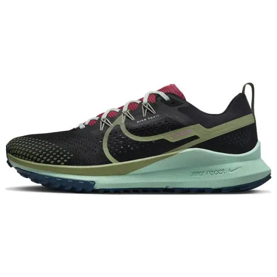 Nike React Pegasus Trail 4 Black Mint Foam Alligator