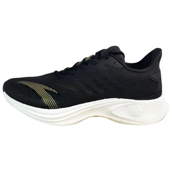 ANTA MACH 2.0 Running Shoes Men Low-Top Black Gold/White