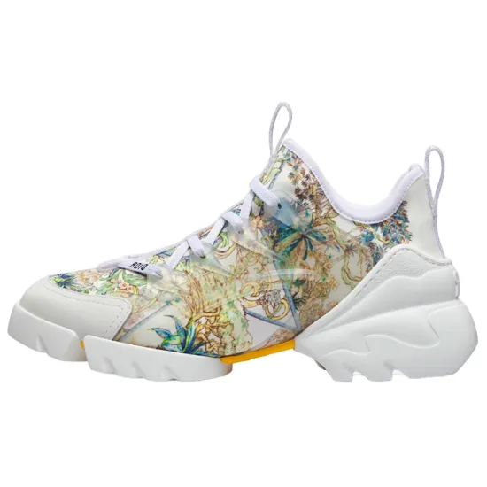 DIOR D-Connect Casual Shoes Women's Low-Top White