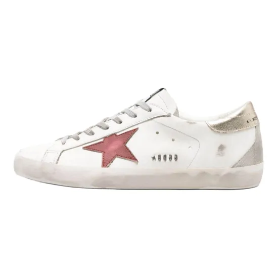 Golden Goose Skateboard Shoes Men Low-Top White