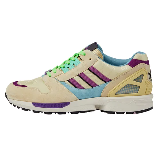 GUCCI X Adidas Originals ZX 8000 GG Monogram Sneakers Beige