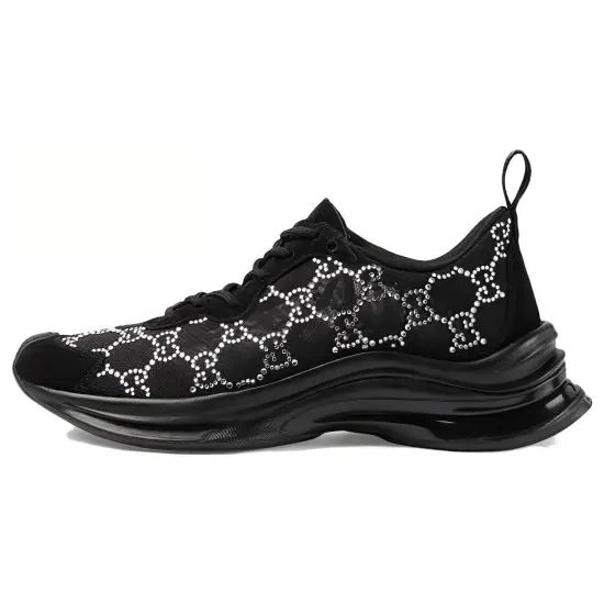 GUCCI Run GG Crystal Black Women's