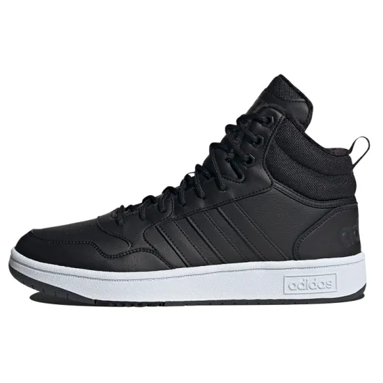 Adidas Neo Hoops 3.0 Mid Classic Fur Lining Winterized Core Black Cloud White