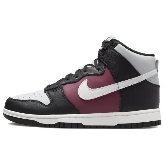 Nike Dunk High Black Rosewood Pure Platinum Women's